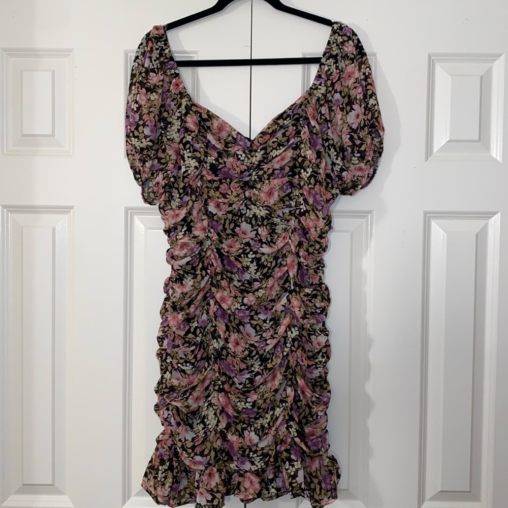 Haute Monde ruched dress size 1X